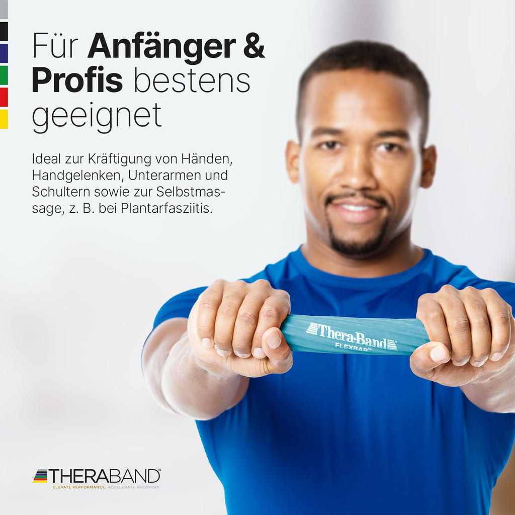 Flexbar, Tennis Elbow Therapy Bar, Relieve Tendonitis Pain & Improve Grip Strength, Resistance Bar for Golfers Elbow & Tendinitis, Green, Medium, Intermediate