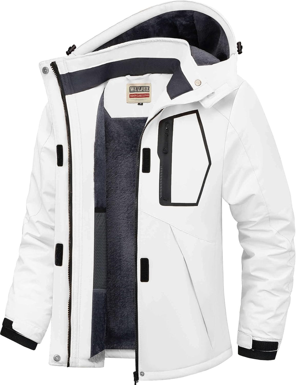 Women'S Waterproof Ski Jacket Warm Winter Coats Windproof Winter Jackets for Women Fleece Lined Windbreaker with Hood