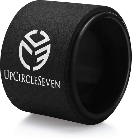 Back Roller & Yoga Wheel - Relieve Lower & Upper Back Pain & Stiffness - Therapeutically Stretch, Mobilize & Decompress Your Spine - Increase Mobility, Flexibility & Alignment